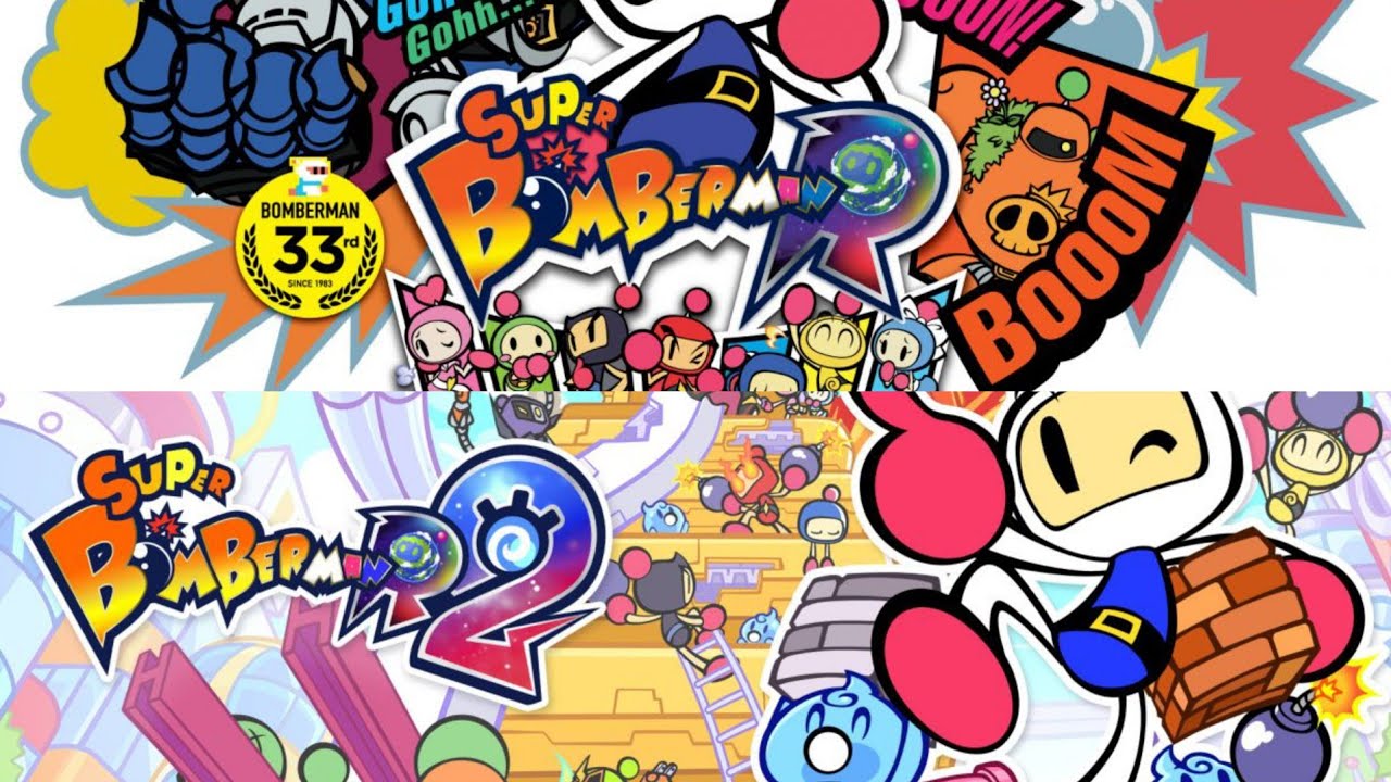SUPER BOMBERMAN R1 and R2 All Game Mode