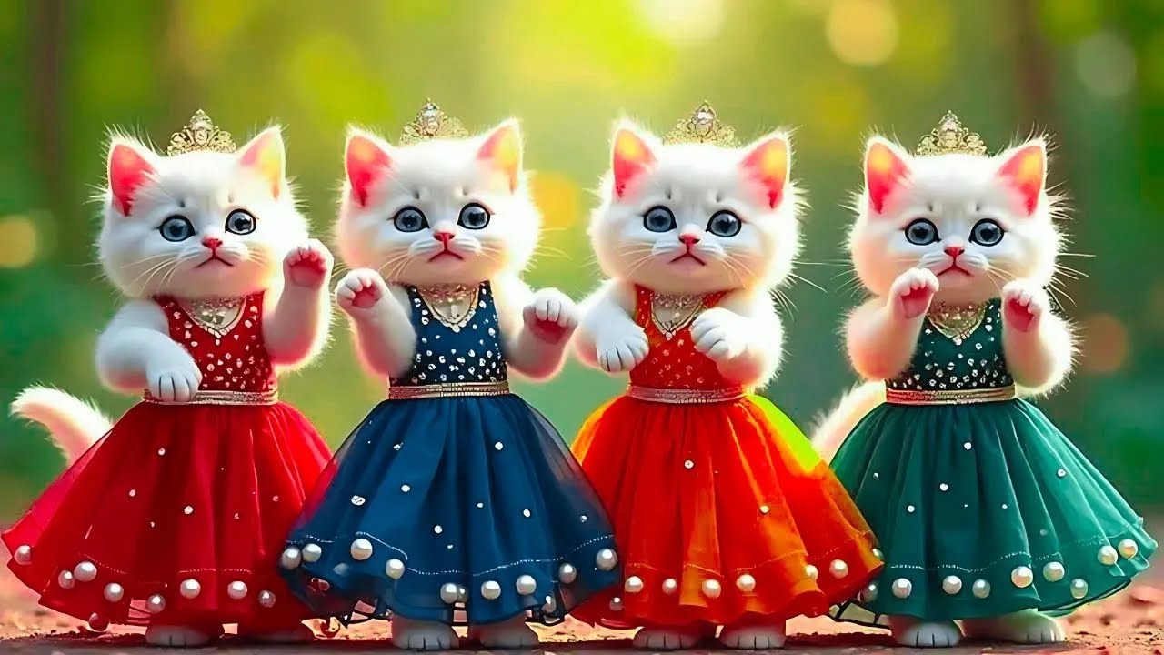 बिल्ली डांस | Cutest Cat videos funny dance🤣💃Dance Videos for cats 