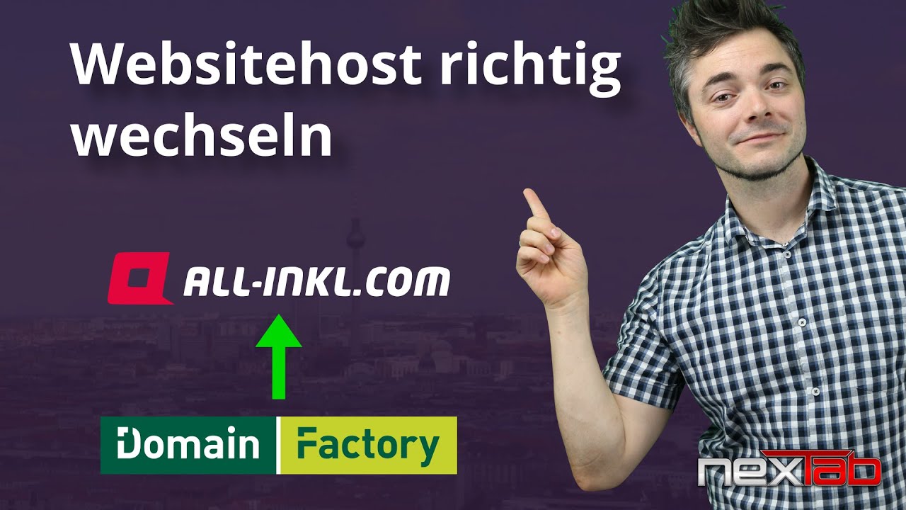 Wie ziehe ich eine Webseite zu einem anderen Server um?