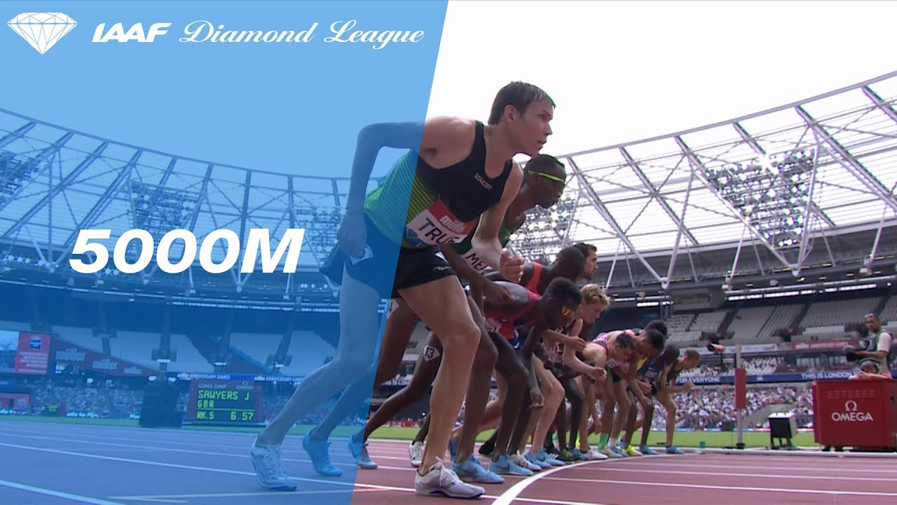 Paul Chelimo 13.14.01 Wins Men's 5000m - IAAF Diamond League London 2018