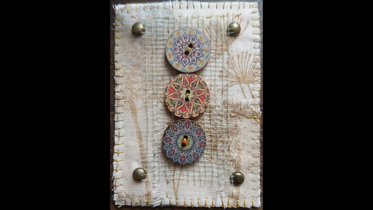 ATCs Textile Art Artists Trading Card