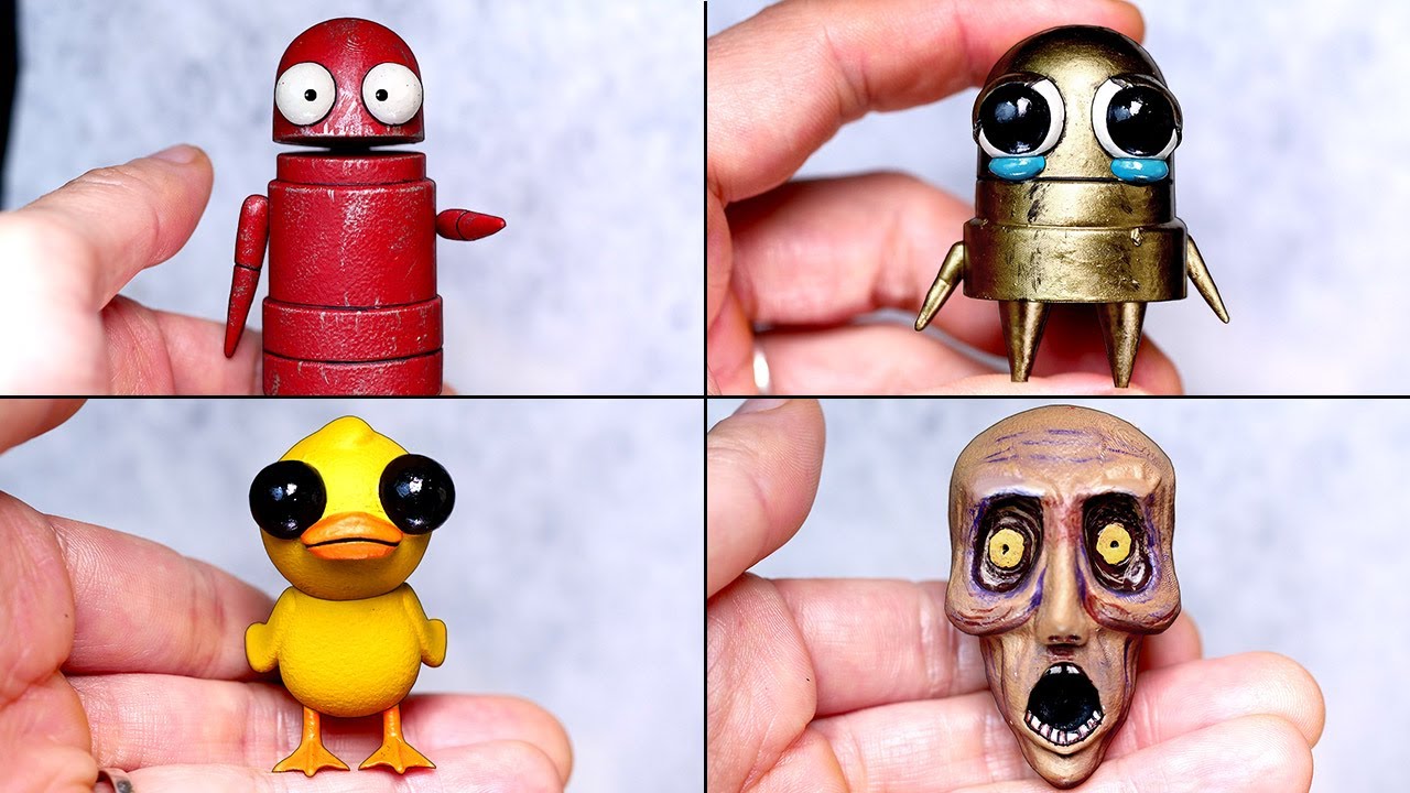 Making R.E.P.O Robots & Monsters Sculptures Timelapse