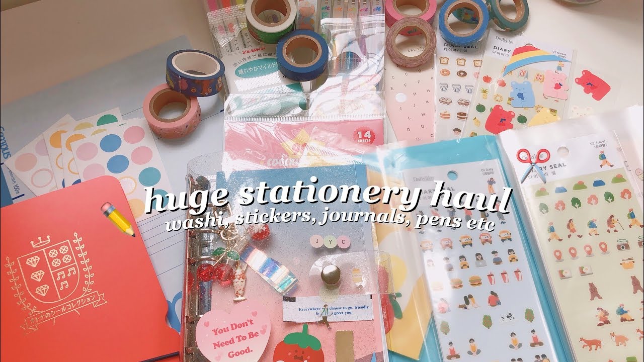 HUGE STATIONERY HAUL UNBOXING ✂️