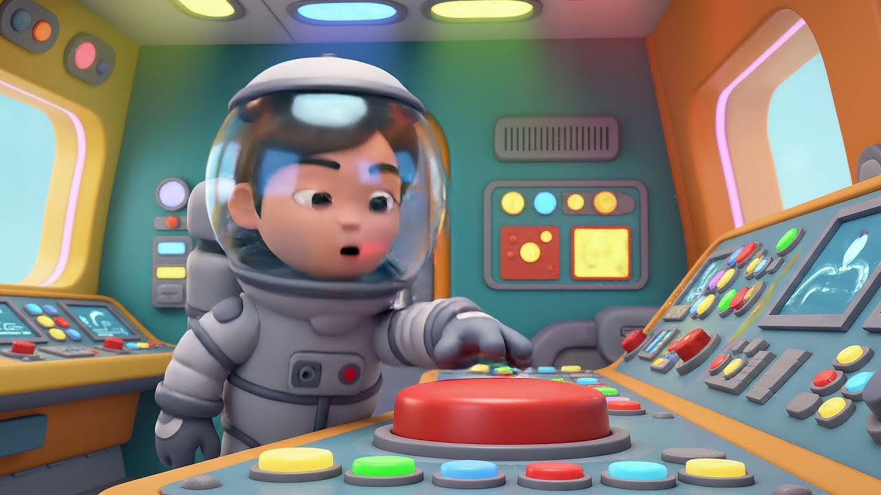 Among Us Gray Crewmate Mixed Up the Controls | Kids Songs & Nursery Rhymes