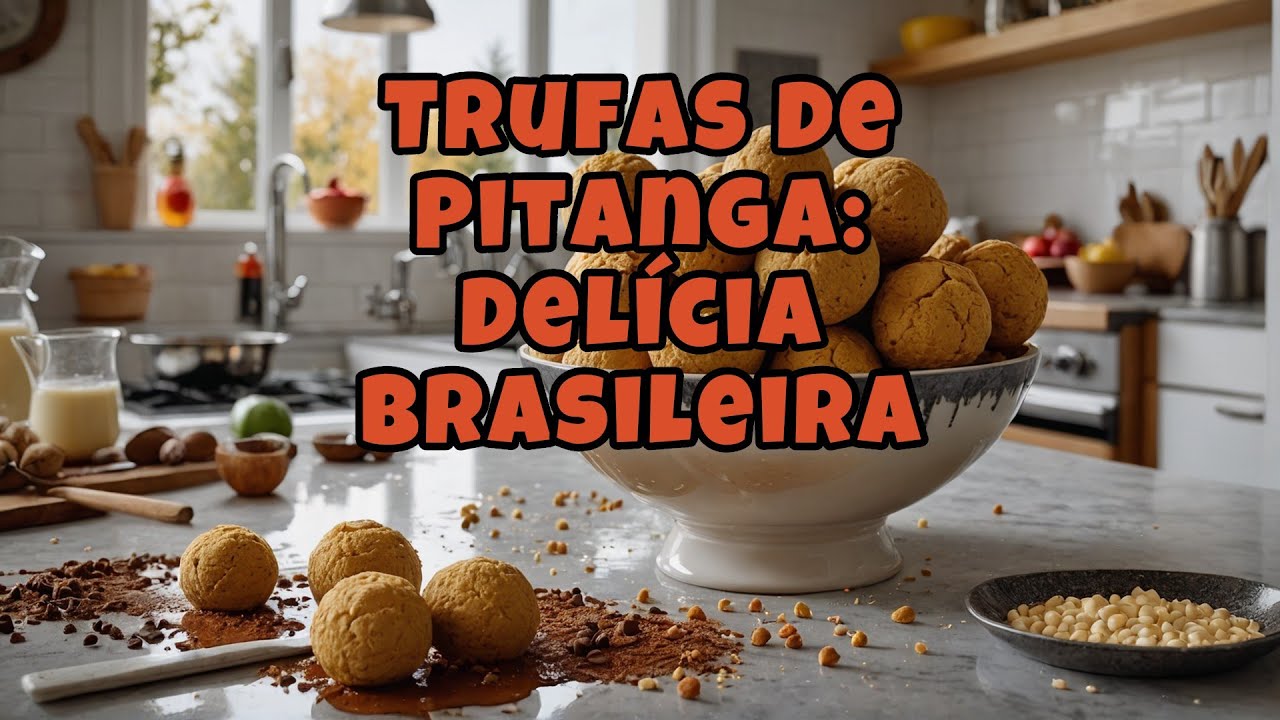 🍫 Trufas de Pitanga: Uma Doce Obra-Prima 🍫🎨 A Arte de Criar Trufas Sofisticadas 🎨🍫 Trufas de Pitanga