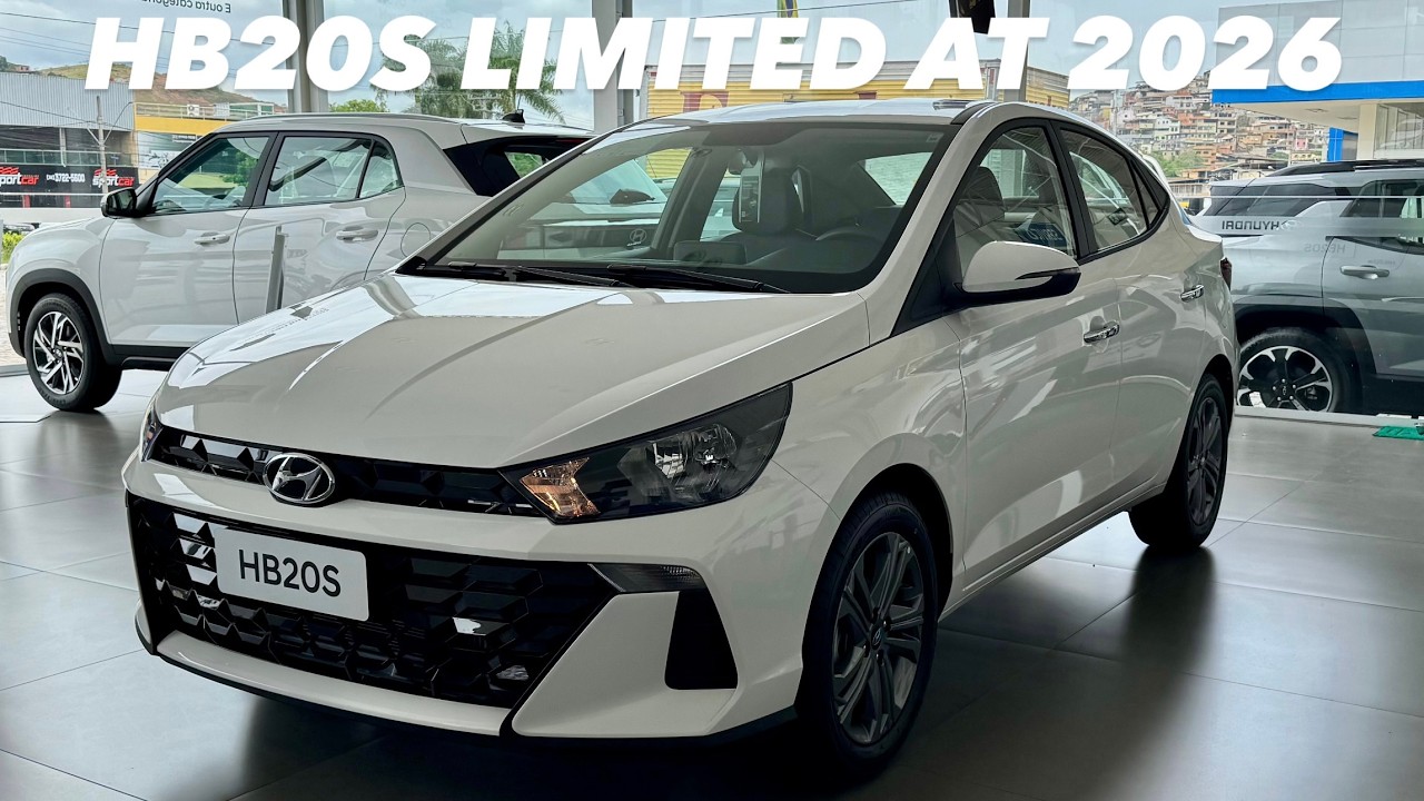AVALIAÇÃO HYUNDAI HB20S LIMITED AUTOMÁTICO 2026 - LINHA 2026 DO HB20 EM DETALHES!! 