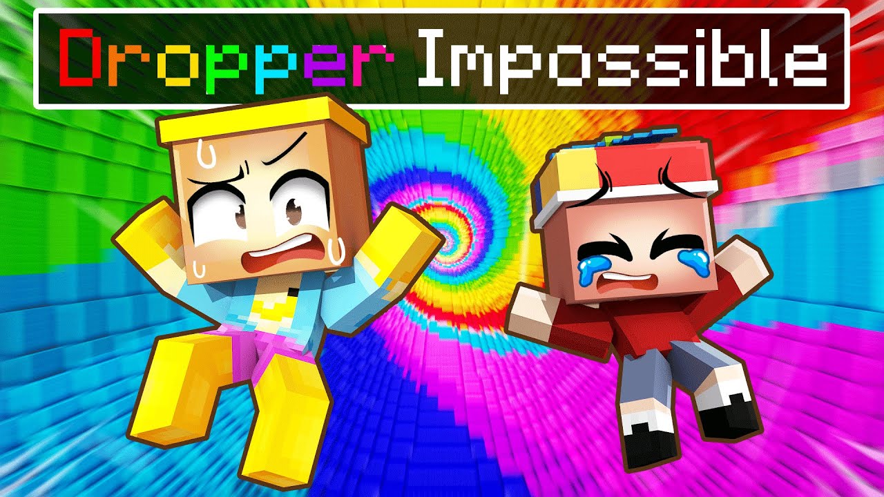 NOOB vs PRO: DROPPER IMPOSSIBLE sur Minecraft !