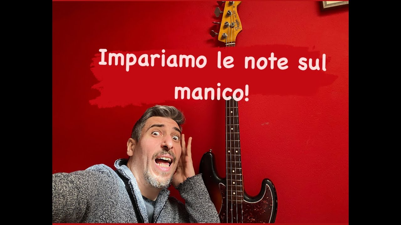 Esercizi per basso elettrico: #1 impariamo le note sul basso!