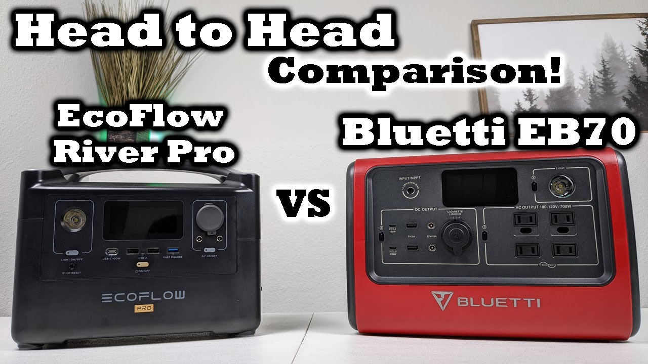 EcoFlow River Pro VS Bluetti EB70: In Depth - Head to Head Comparison!