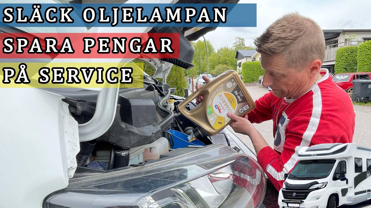 Återställning av varningslampa för oljebyte - Service
