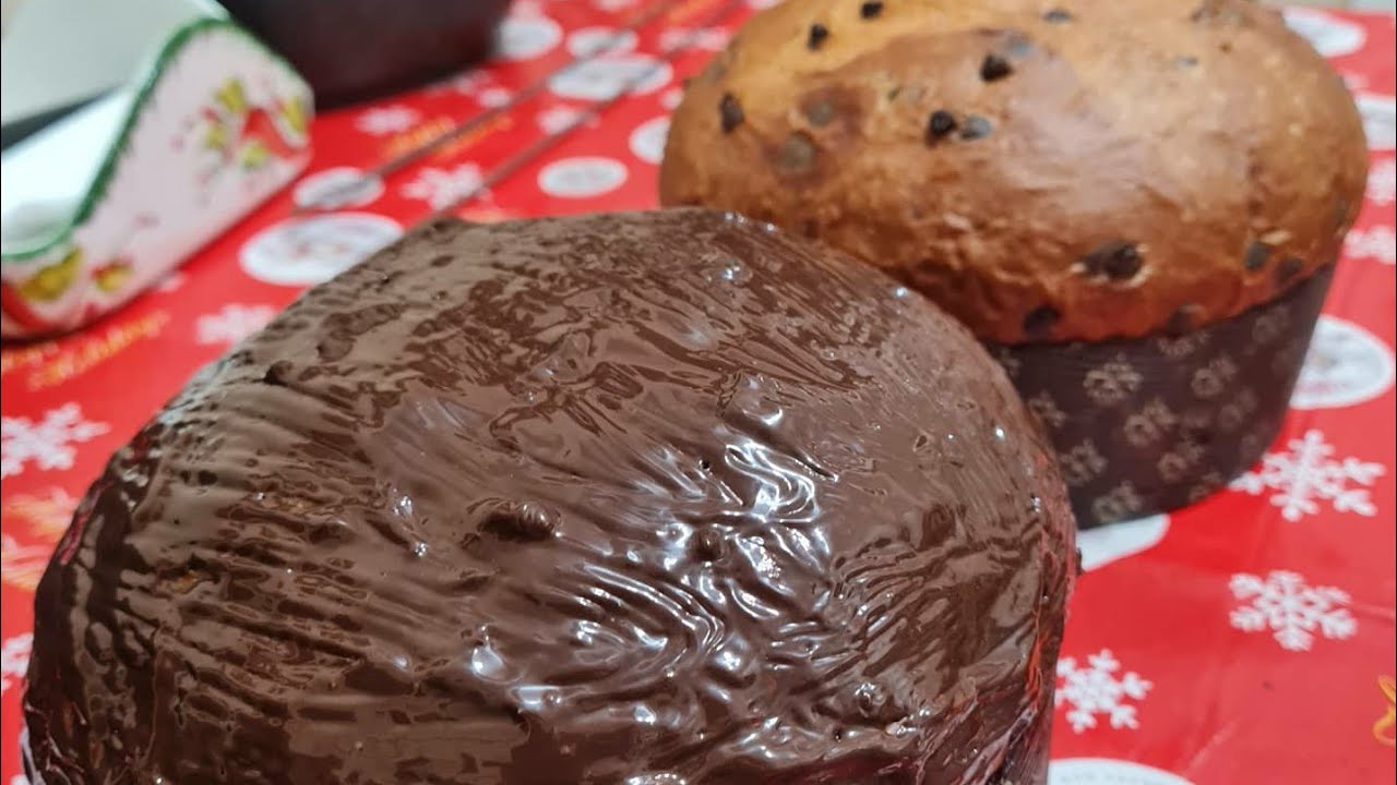 Panettone al cioccolato - alto, soffice e profumato- impossibile resistere!