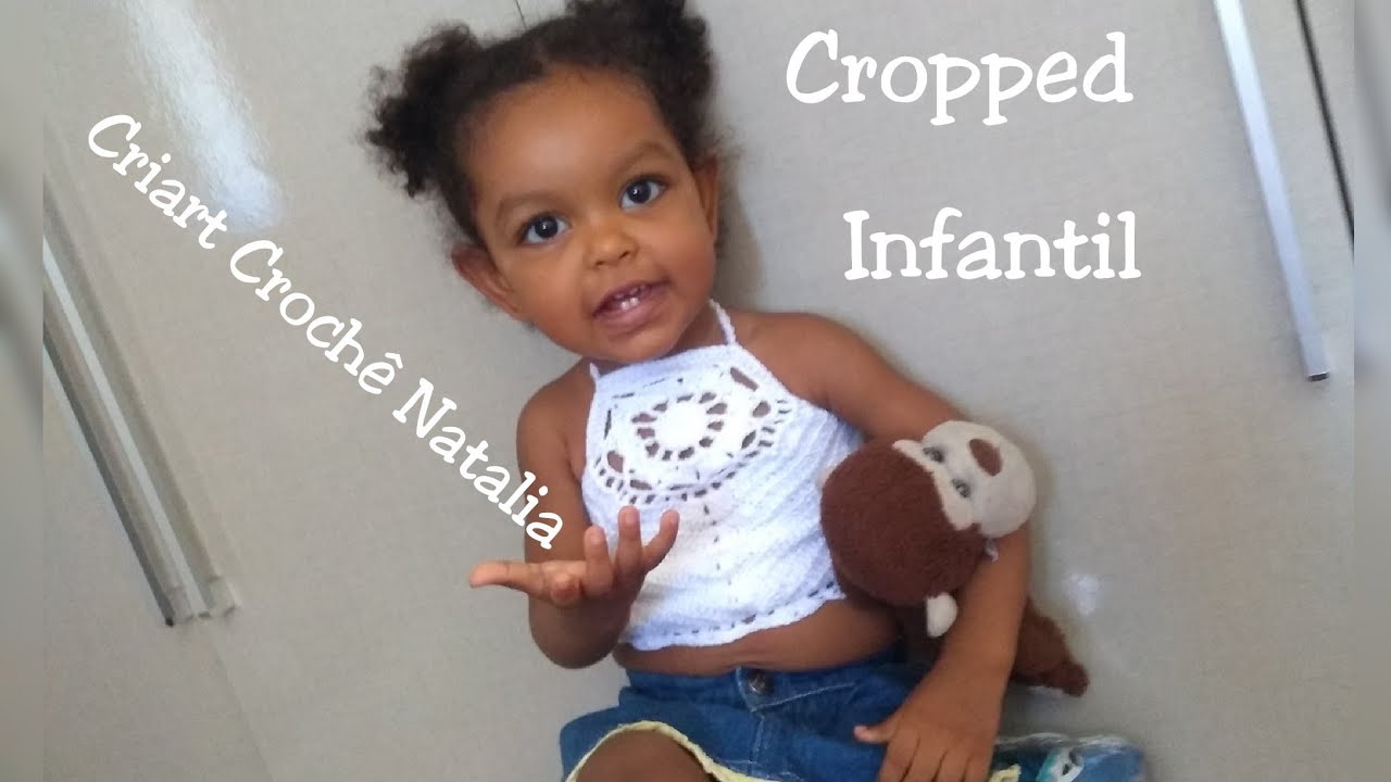 Cropped de Croch&ecirc; Infantil