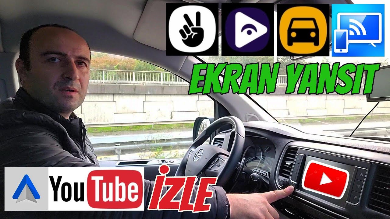 Android auto da youtube izleme, ekran yansıtma - fermata auto, aa engelsiz, aa mirror plus, kurulumu