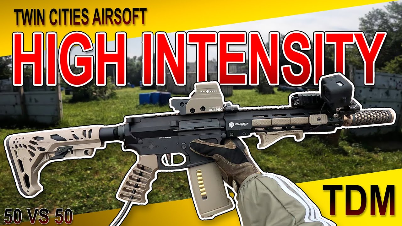 High Intensity Airsoft - 3 Life Elimination TDM - Wolverine MTW Billet Gen 3 Gameplay
