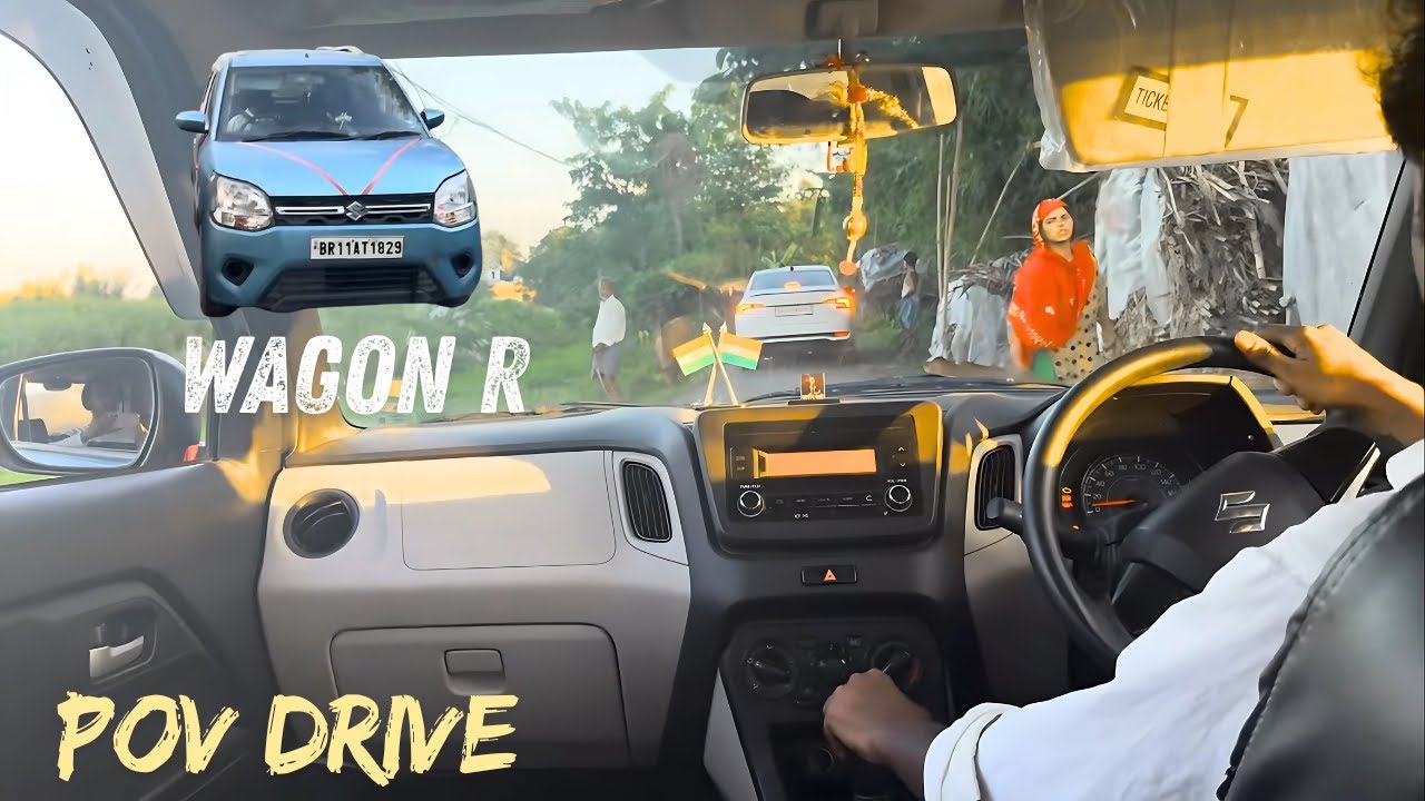 2025 Maruti WagonR VXi POV Drive | Real-World Test on Village Roads