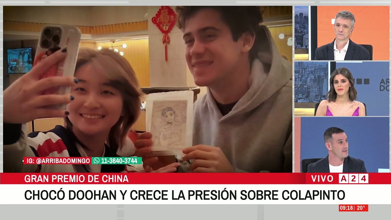 🏁GRAN PREMIO DE CHINA: DOOHAN TERMINÓ 16TO Y COLAPINTO SUMA CHANCES DE SUBIRSE AL AUTO