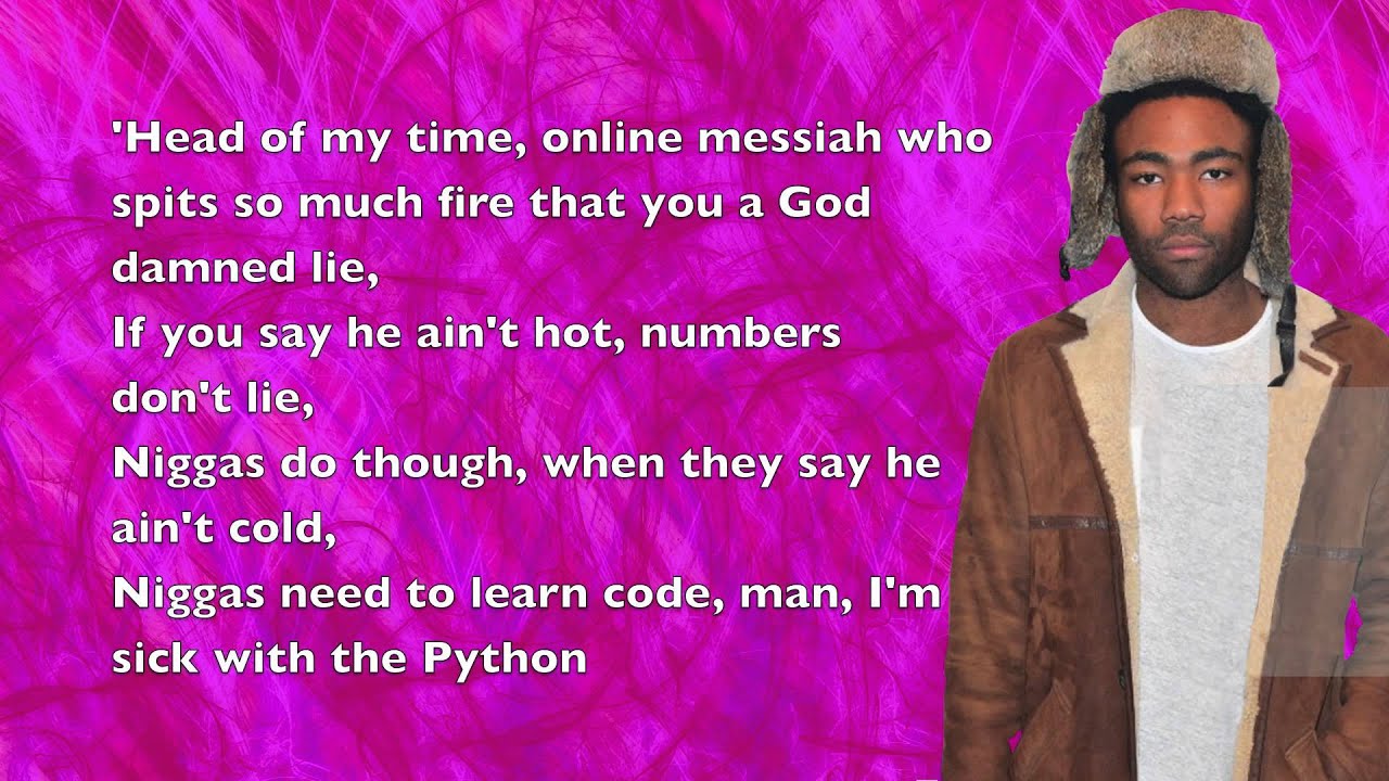 Childish Gambino - Hot 97 Freestyle - Lyrics