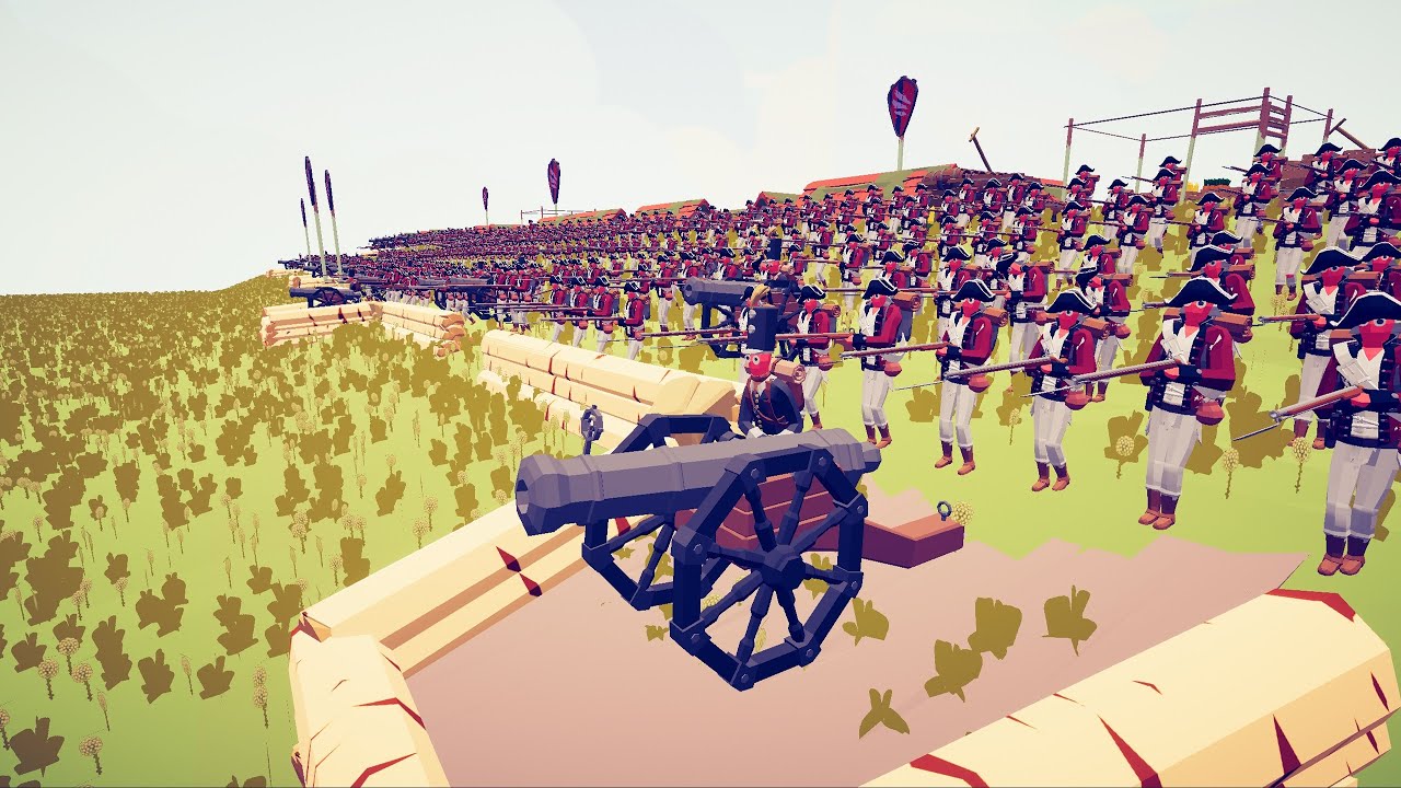 Сможет ли французская армия 250x захватить вражескую базу? - Totally Accurate Battle Simulator Вк...