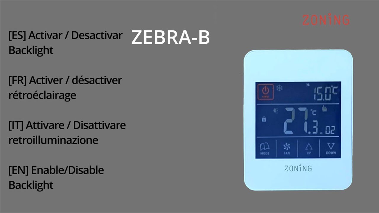 ZEBRA: Disable Backlight