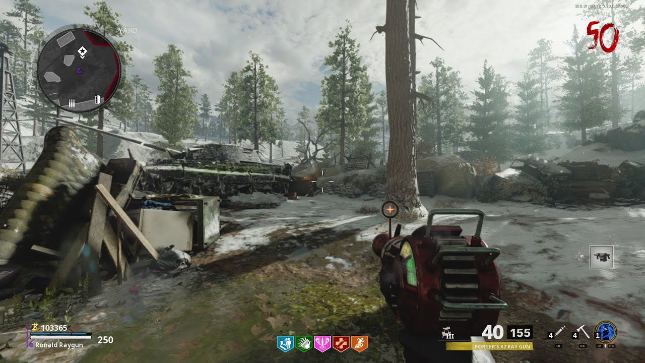 Raygun On Round 50 (Cold War Zombies)
