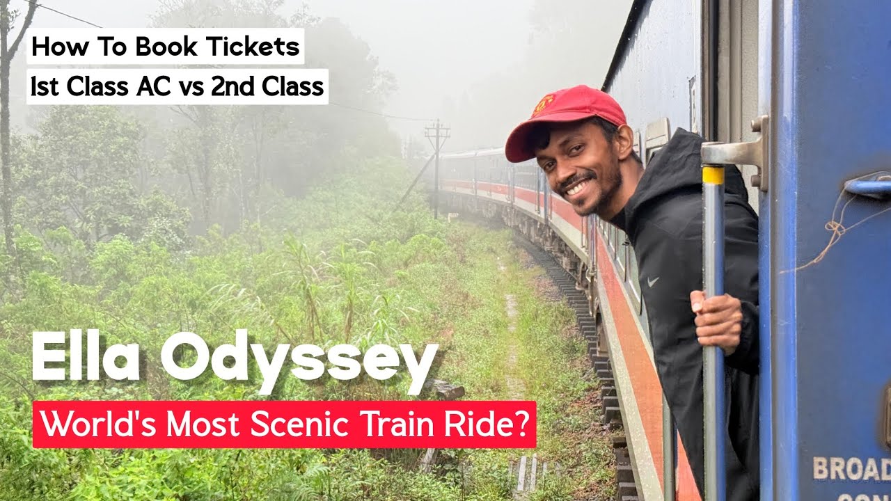 Sri Lanka's Epic Train Ride Blew My Mind | Ella Odyssey First Class Review | Ella to Kandy By Train