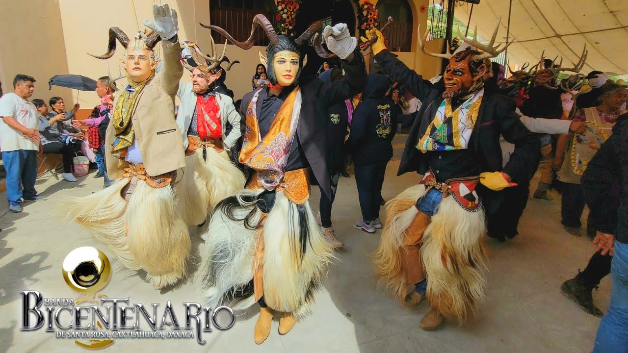 DANZA DE LOS DIABLOS EN SAN PEDRO EL ALTO JUXTLAHUACA EN LAS CHILENAS BANDA BICENTENARIO SRC 🎺🥁