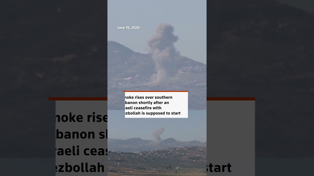 Strikes hit Lebanon after Israel, Hezbollah agreed to ceasefire