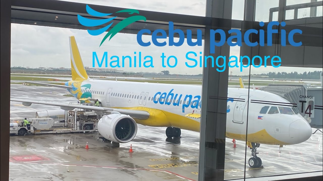 Cebu Pacific A321-271NX 5J 805 Manila to Singapore [HD]