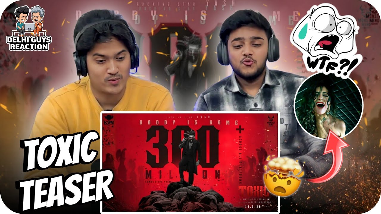 TOXIC TEASER REACTION🔥😳| Rocking Star Yash | KVN Productions | Monster Mind Creations | DGR