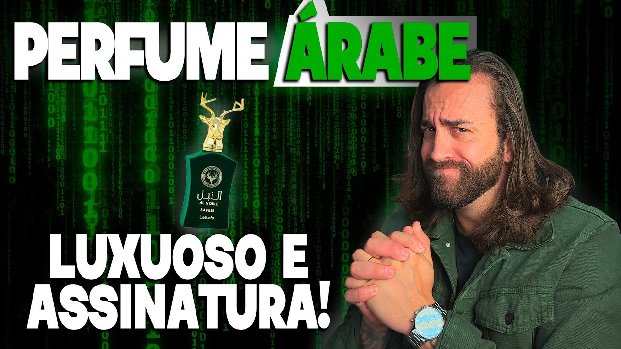 PERFUME ÁRABE LUXUOSO PRA USAR COMO ASSINATURA! SAFEER LATTAFA!