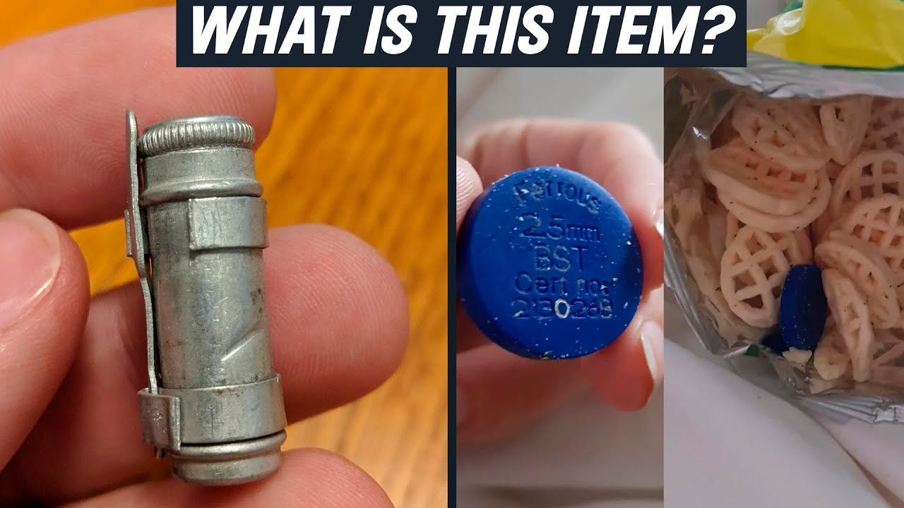 WHAT IS THIS MYSTERIOUS CAPSULE IN MY GRANDFATHER'S THINGS and STRANGE OBJECT IN MY CHIPS
