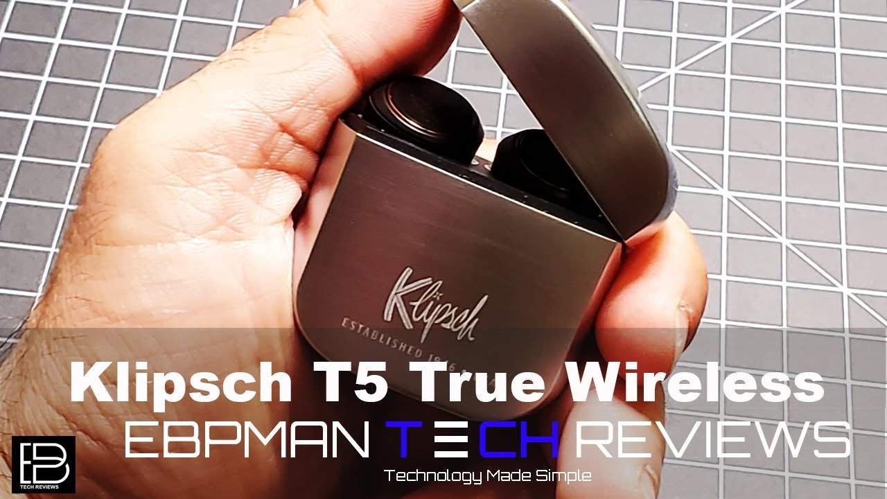 NEW Klipsch T5 True Wireless Earbuds Unboxing First Impressions and Call Quality Test