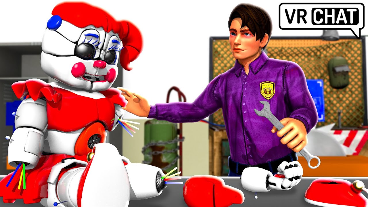 Michael Afton REPAIRS Circus Baby! In VRChat