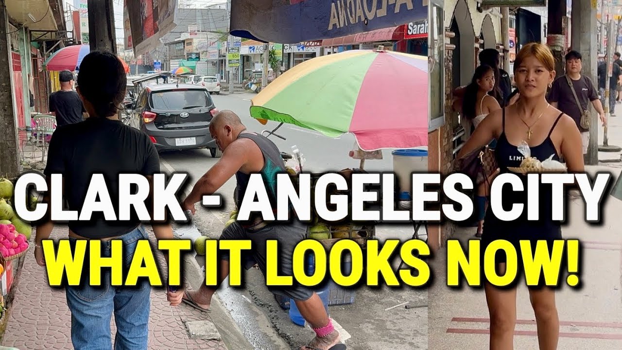 Walking ANGELES CITY - CLARK PHILIPPINES 🇵🇭 From Red Street to SM Clark | 2025 Transformation!