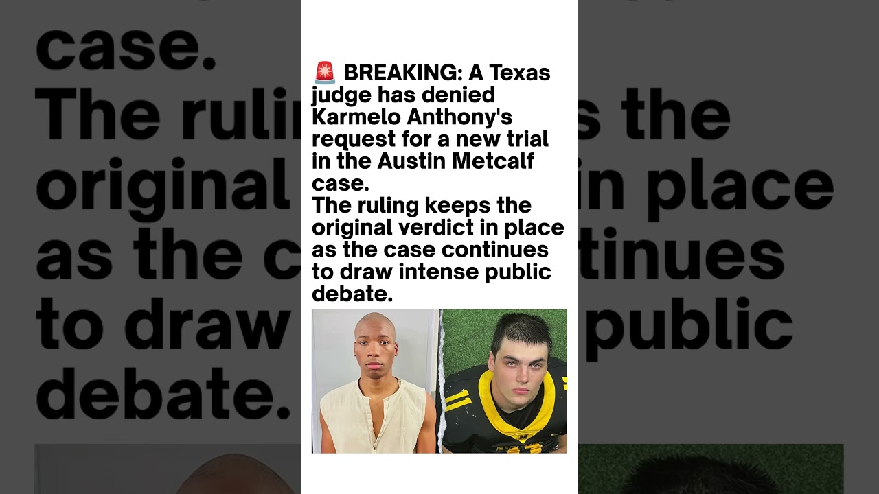 Karmelo Anthony New Trial Denied
