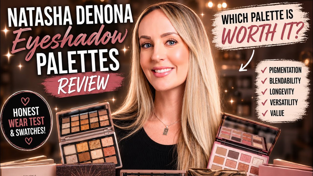NATASHA DENONA EYESHADOW PALETTES REVIEW | I NEED A NUDE, I NEED A WARM, GOLDEN PALETTES