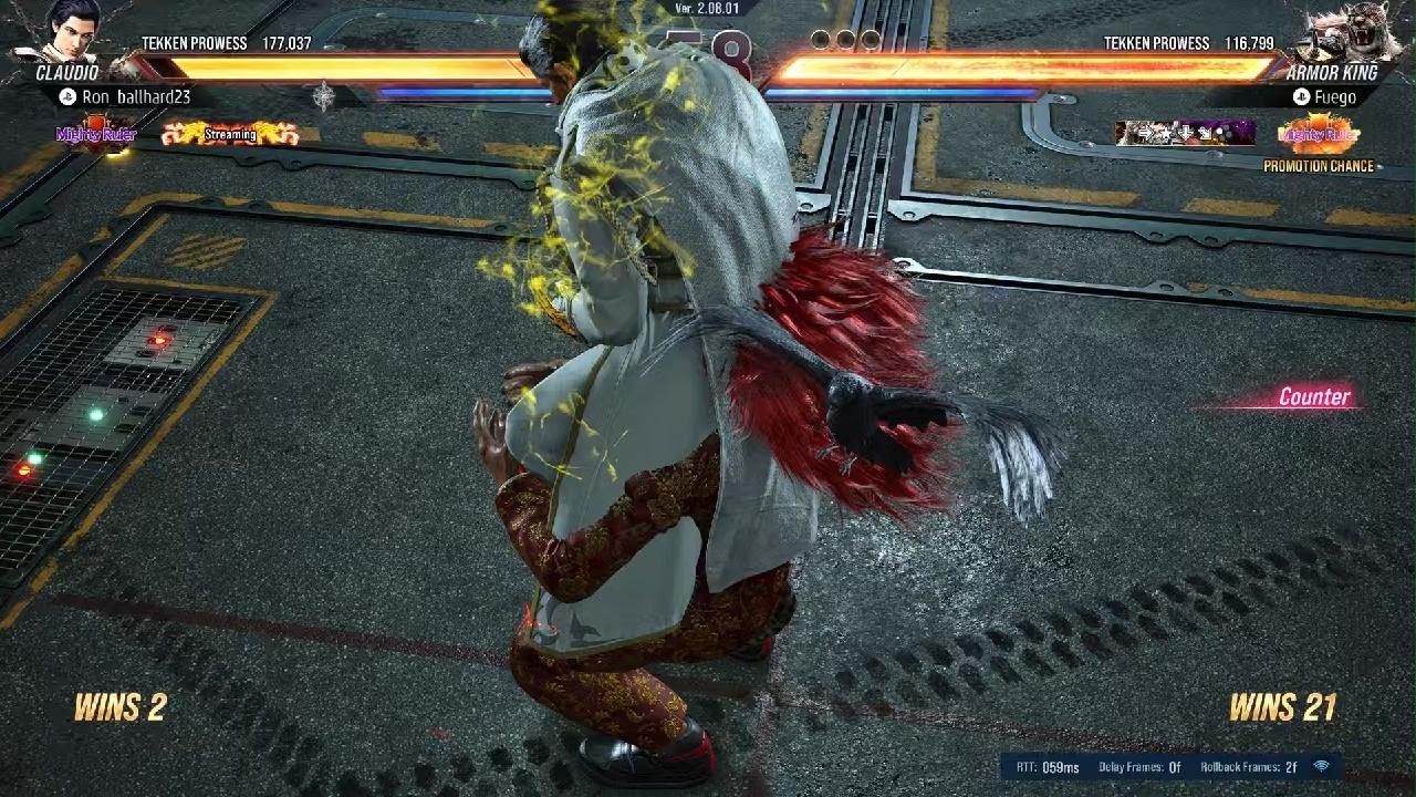 TEKKEN8  Big Rank Fight I stopped his 22 gm win Streak