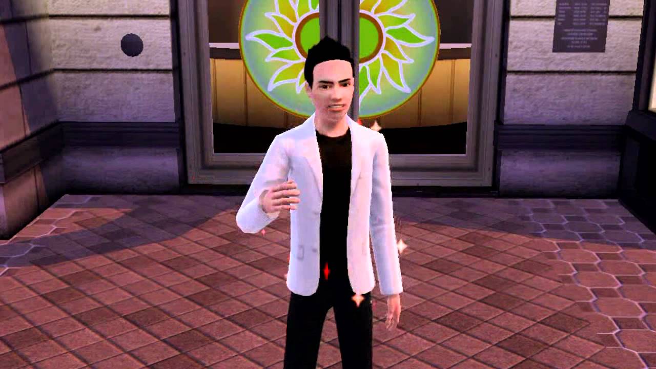 The Sims 3 // My Sim singing Chinese and Egyptian songs