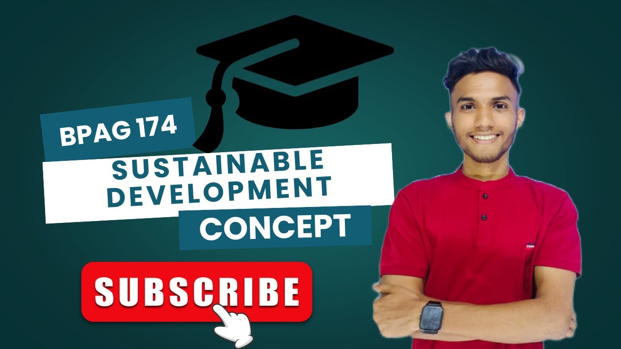 BPAG 174  HINDI | Satat Vikas | Public Administration | IMPORTANT question | IGNOU WALAY