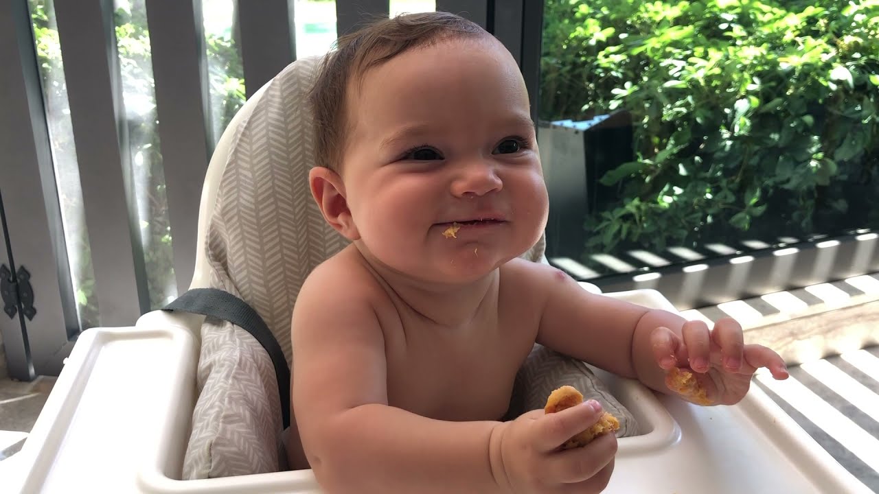 BLW: TATLI PATATESLİ SOMON K&Ouml;FTE & TARİF  (7 AY + 3 G&Uuml;N)