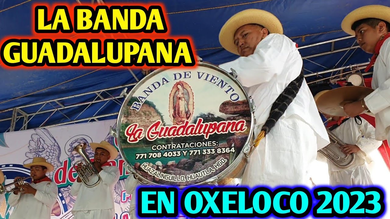 ASI SE PRESENTO LA BANDA DE VIENTO GUADALUPANA EN OXELOCO