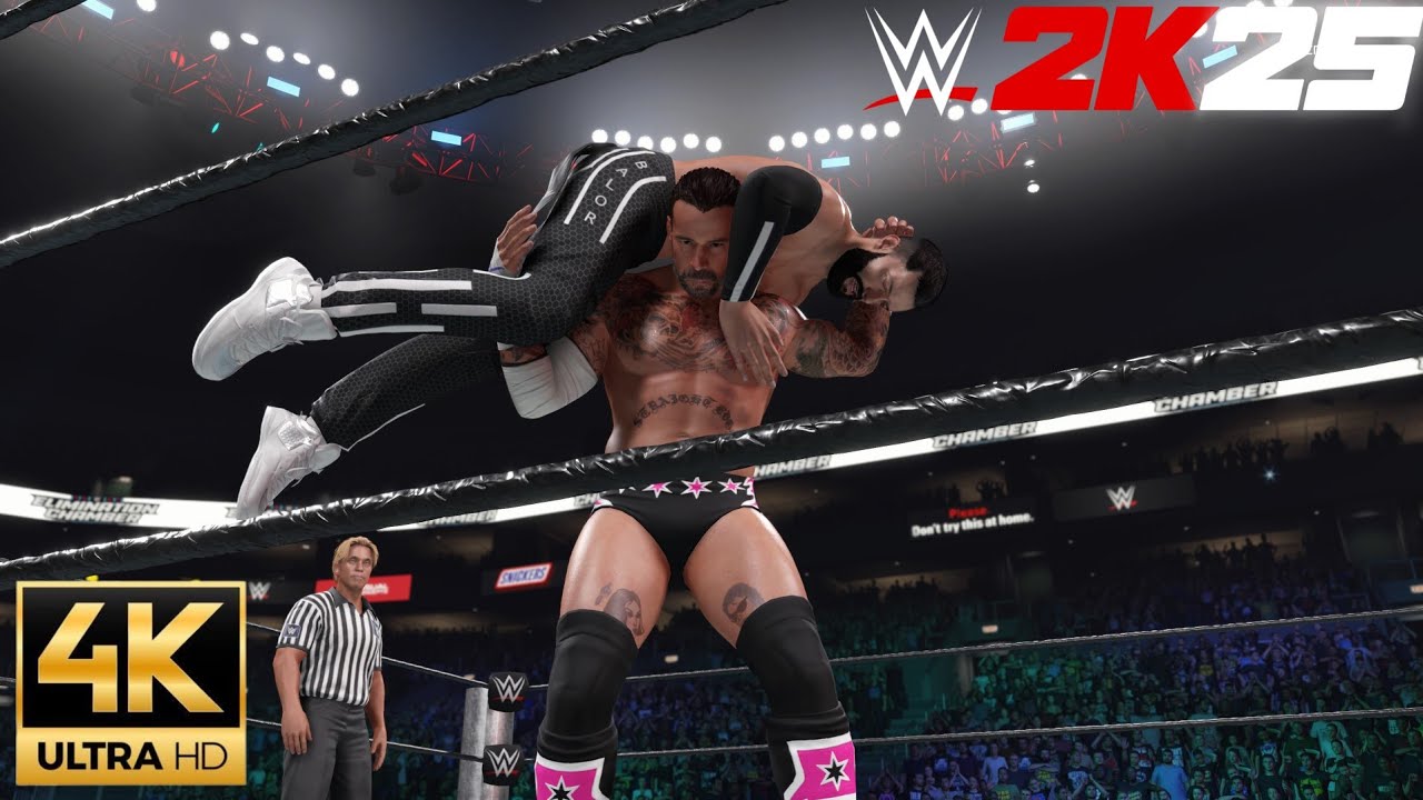 WWE 2K25 - CM Punk vs Finn Balor | World Title Match | PS5 Gameplay