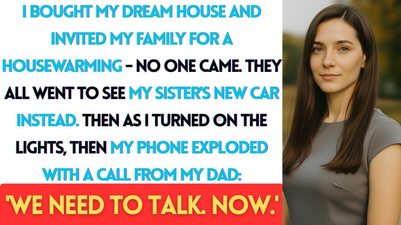 My Family Skipped My Housewarming for My Sister’s Car — What Happened Next Broke Me