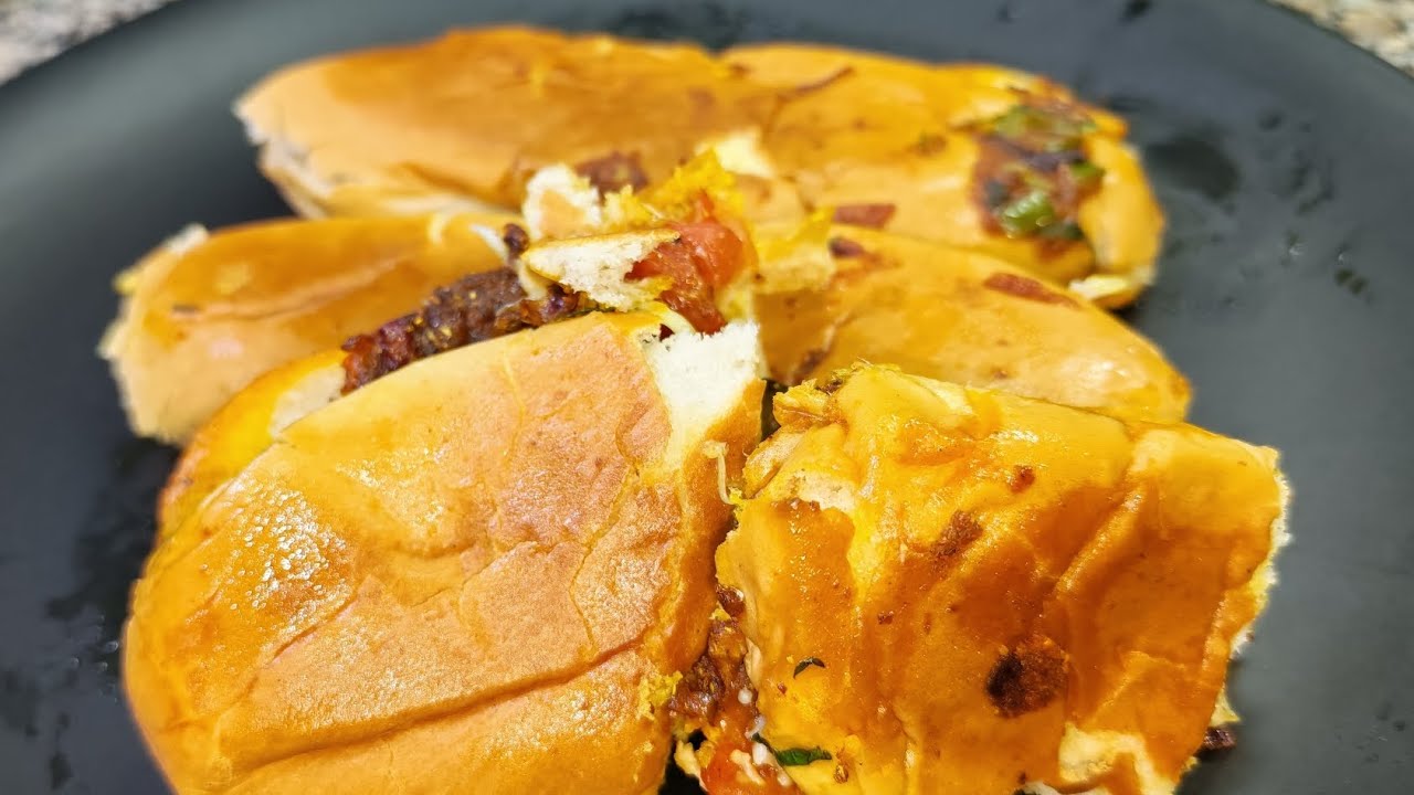 Evening Snack Recipe Tasty Masala Pav with the basic ingredients available in house | Masala Pav 