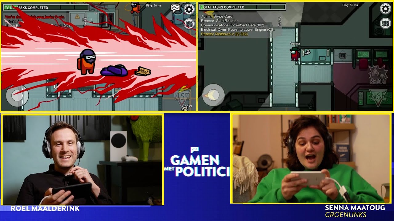 Among Us met Senna Maatoug van Groenlinks | Gamen met Politici #5