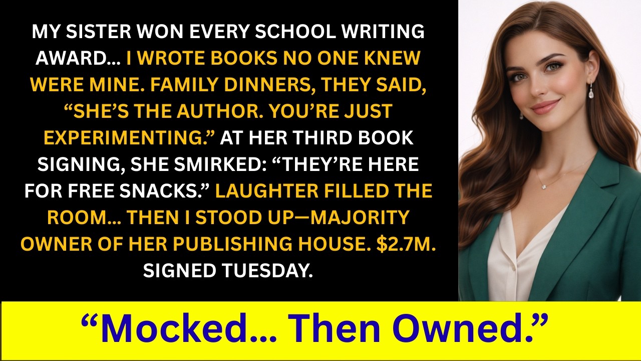 “She Called Me Broke… I Bought the $2.7M Publisher.”
