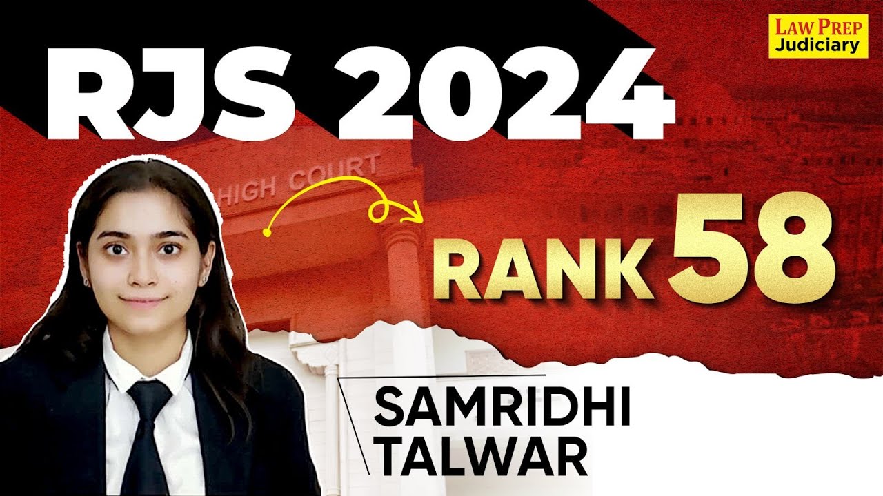 RJS 2024 Mock Interview | Samridhi Talwar | Rank - 58 | RJS Result 2024 | Full Mock Interview