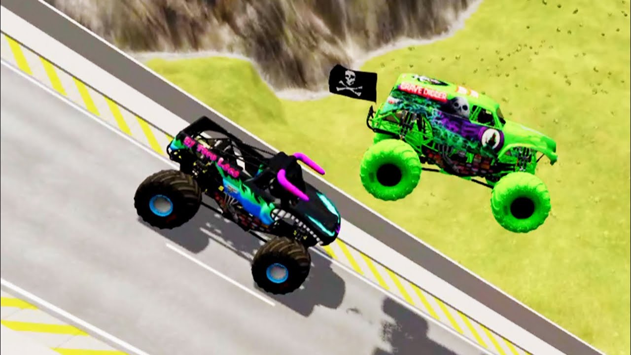 Monster Jam | Monster Trucks | Insane Monster Jam Crashes, Freestyle, & Racing #8