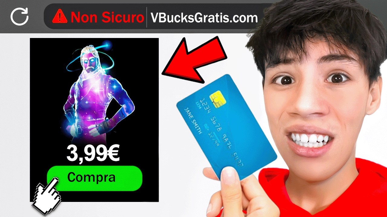 COMPRO le PUBBLICITÀ Ingannevoli che REGALANO SKIN e VBUCKS e... (funzionano) su Fortnite!