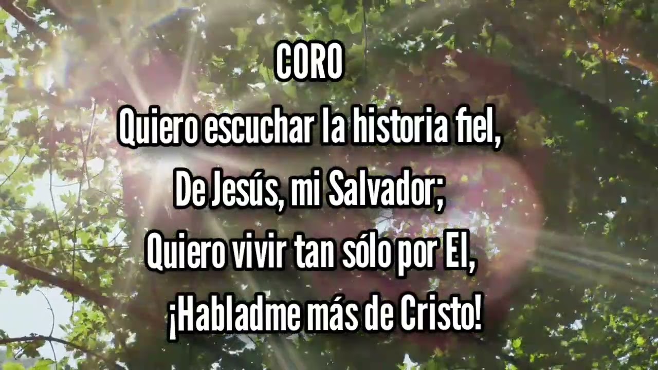 #222 HABLADME MAS DE CRISTO (INSTRUMENTAL)